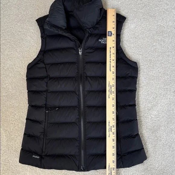 North Face 700 Goose Down Puffer Vest Black Women’s Size Small - Picture 13 of 15